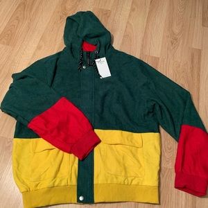 Zaful Man Color Block Patchwork Jacket